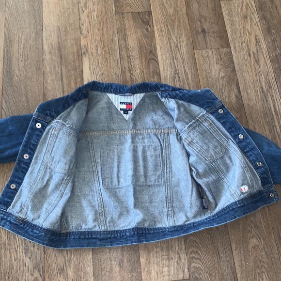Vintage Tommy Hilfiger 3T toddler Denim Jean Jacket with Snaps- Embroidered Logo - Picture 16 of 17